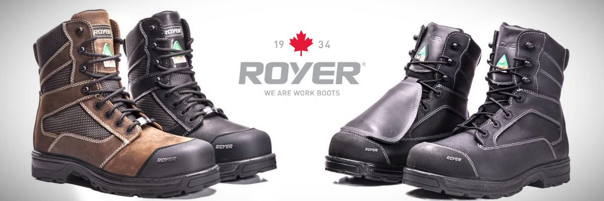 Royer work boots: adapted to each industry