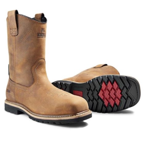 Kodiak Lundbreck Work Boot Cowboy Style Brown