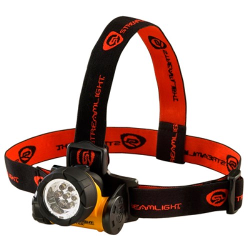 lampe frontale led résistante aux chocs et à l'eau streamlight septor®