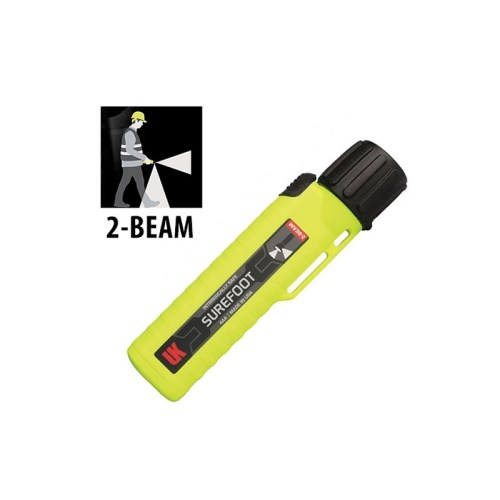 ala120 uk 4aa dual beam safety flashlight surefoot eled 14650