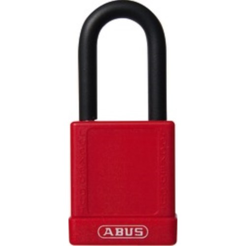 abus 74/40 dielectric, plastic coated aluminium work padlock