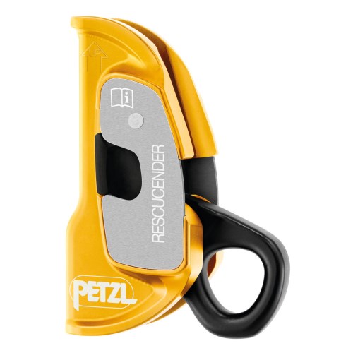 petzl rescucender openable cam-loaded rope clamp