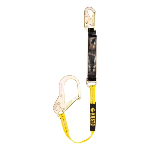 cck418 kosto safety lanyard with pack style energy absorber cck418
