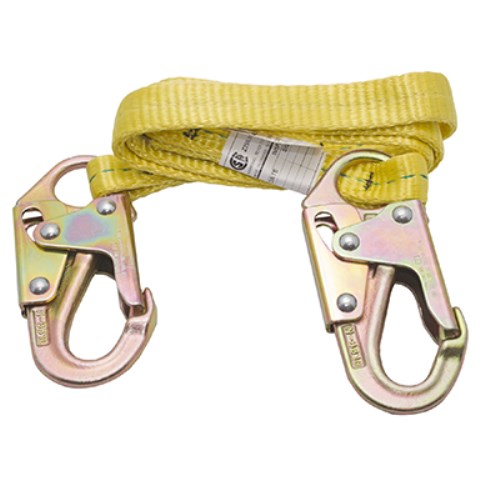 cco0075 positioning and restraint polyester lanyard with snap hooks nl01pw01-5