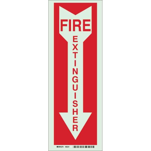 eai417 brady fire extinguisher sticker sign 80241