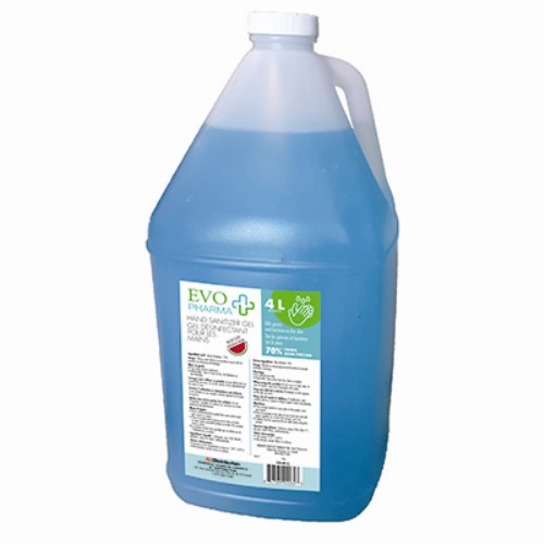 fde142 evo pharma 70% ethyl alcohol gel disinfectant, 4l k-evo-hd-4l