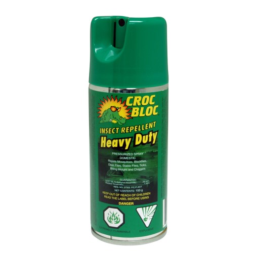 fin008 croc bloc 150g heavy-duty insect repellent 28% 12435