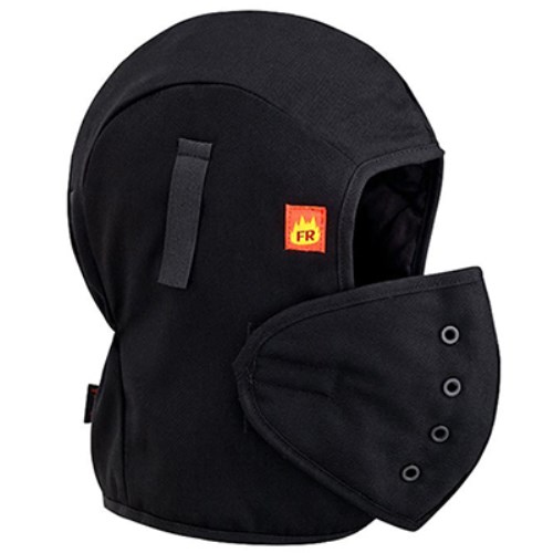 hl-566 flame resistant quilted long neck hard hat liner v4511070-o/s