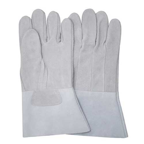 mgc225 gant en cuir fendu et dos en coton avec paume doublée 18413