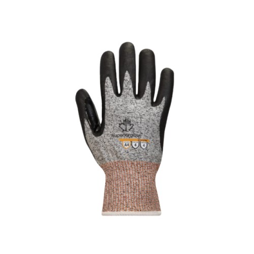 mgc349 superior glove cut-resistant work gloves with nitrile foam palms