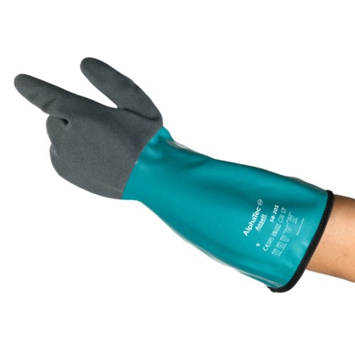 ansell 58-201 versatile chemical resistant work gloves