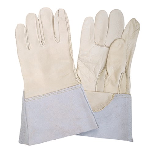 mgg023 full-grain leather gloves with 4½" split leather safety cuffs