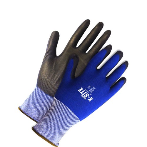 mgjz43 bob dale gloves x-site 99-1-9865 nylon knit with polyurethane coating work gloves