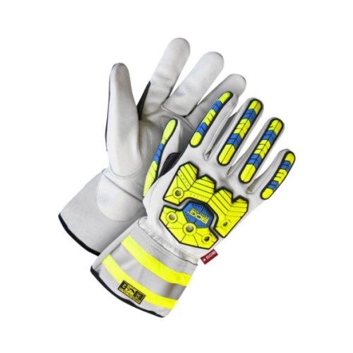 mgv289 heavy duty site gloves, performance-bdg, arc flash protection, high visibility, lined