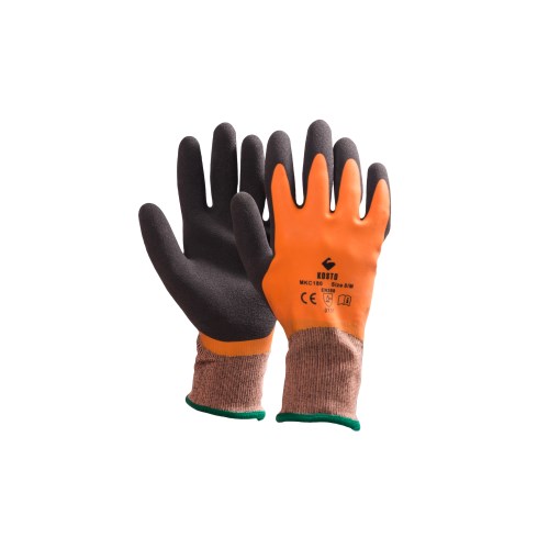 mkc180 gants de travail résistants à l'abrasion avec revêtement en latex imperméable kosto