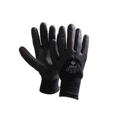 mkc267 kosto xdex foam pvc coated work gloves with nylon base and acrylic lining