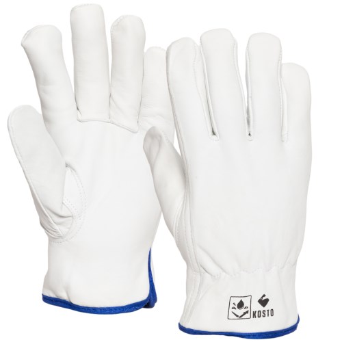 mkgh03 kosto thinsulate lined water resistant sheepskin driver style work gloves for winter