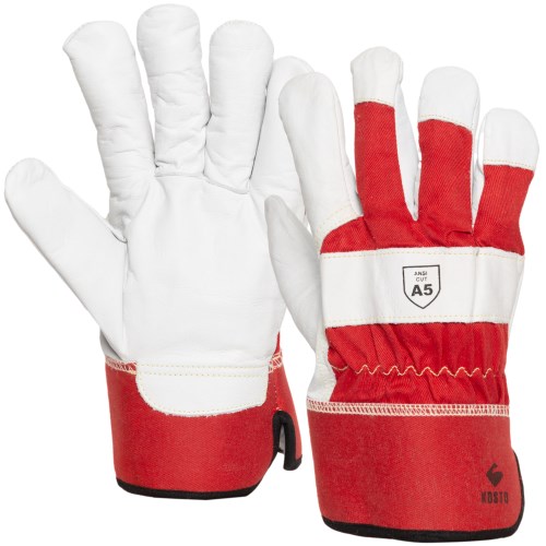 gants d'hiver en cuir et résistant aux coupures a5 de kosto