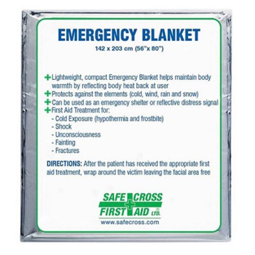 mr-bln-em emergency rescue aluminium blanket #26297 26297