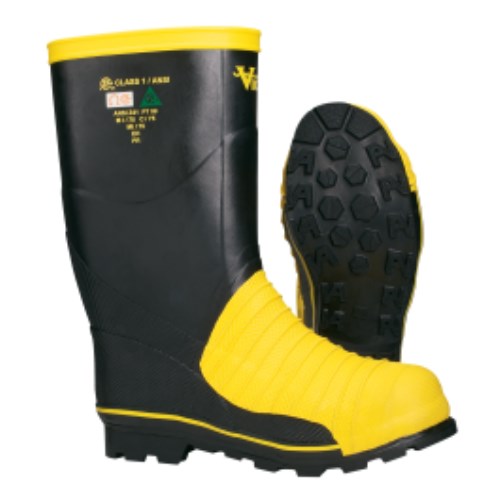 pbc025 viking 14" miner 49er rubber work boots with matatarsal protection