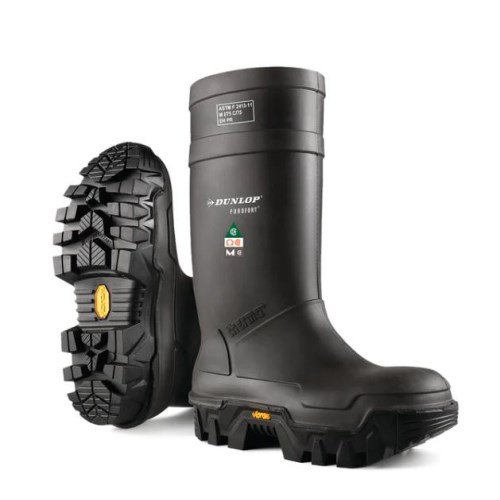 pbc155 dunlop explorer 15'' thermo+ work boots with protective steel toe