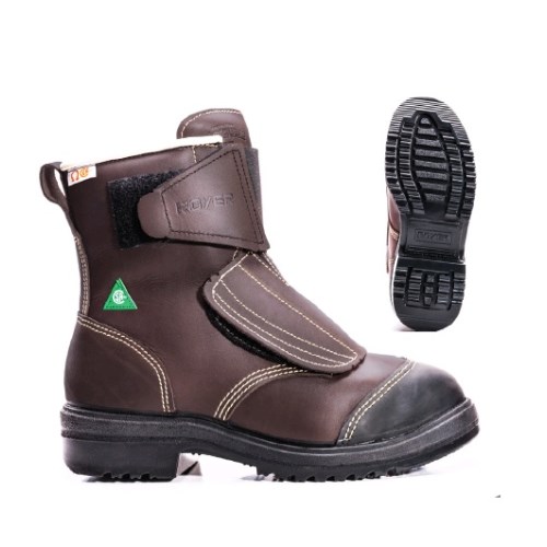 pbr219 royer 8" work boots with jyg rubber sole for metallurgical non-magnetic sector