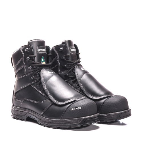 PBR606 Royer Agility 8'' Metal-Free Work Boots with Realflex External Metatarsal Protector