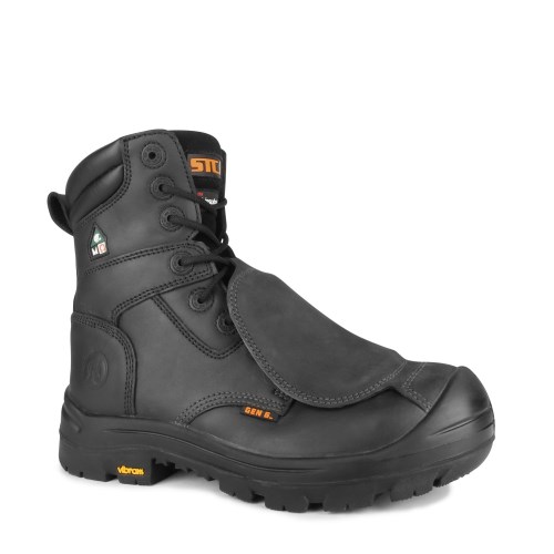 pbz065 stc alloy 8" work boots with external metatarsal protection