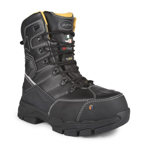 pbz078 acton cannonball 8'' waterproof work boots with 1000g thinsulate insulation