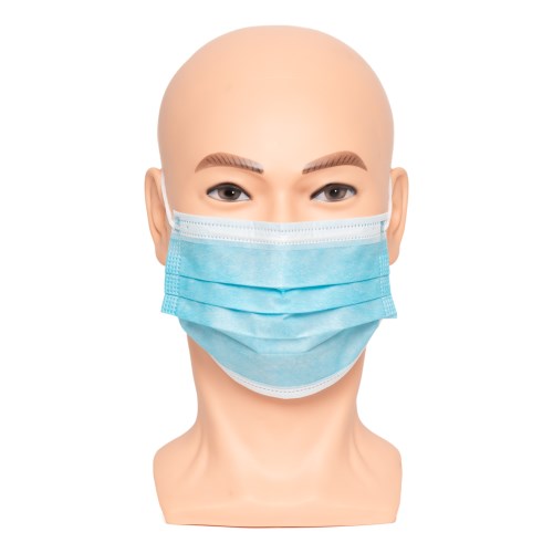 kosto 3 ply disposable medical masks with ear loops, 50/box