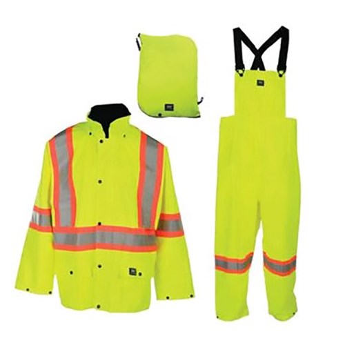 helly hansen waverly 3-piece high-visibility rain suit