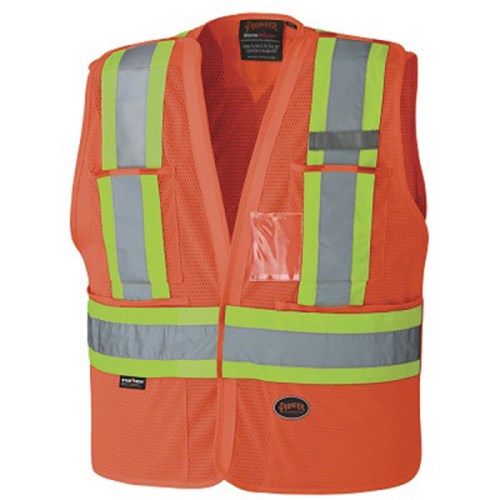SVE148 Pioneer High Visibility Polyester Mesh Safety Vest