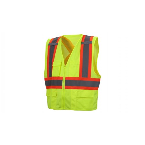 sve259 pyramex high-visibility traffic vest