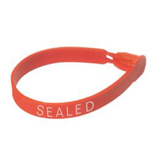 seal orange plast lockout #308-10-0 resolute logo