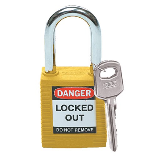 ts-99570 padlock safety 1.5" " yellowlowlow #99570 99570