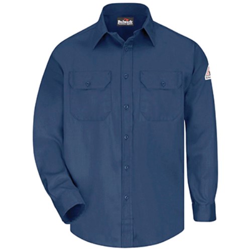 vche09 comfortouch long-sleeved shirt, arc flash protection level 2 and fire retardant