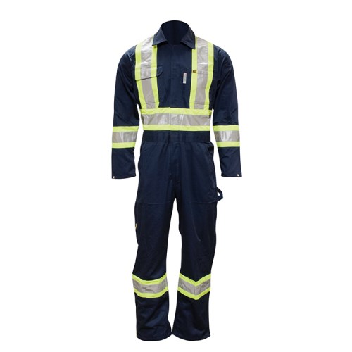 vck14 kosto coverall with 4" reflective tape and leg zipper