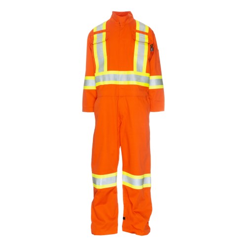 vckf01 kosto 100% cotton fr and arc flash tall coverall with 4" reflective tape