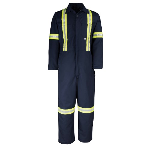 vco192 big bill deluxe high visibility work coverall