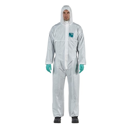vco270 ansell alphatec® 1800 standard model 111 lightweight breathable microporous disposable coverall with
laminate technology