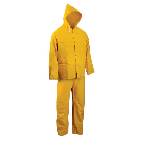 vha488 kosto 3-pieces rain suit in pvc on polyester