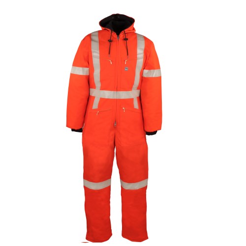 vhaz19 big bill winter deluxe work coverall with reflective bands
