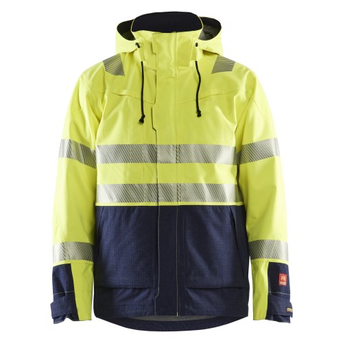 veste coquille ignifuge haute visibilité blaklader multinorm 4786