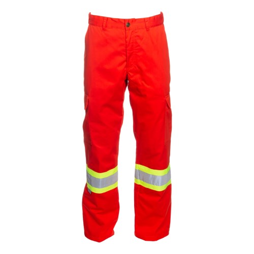 vpkh81 kosto quilted cargo work pants with 4" reflective tape vpkh8128