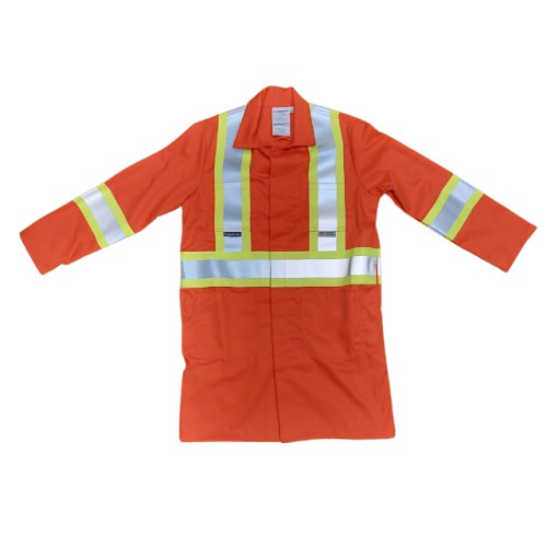 manutex reflective safety coat for outdoor work
