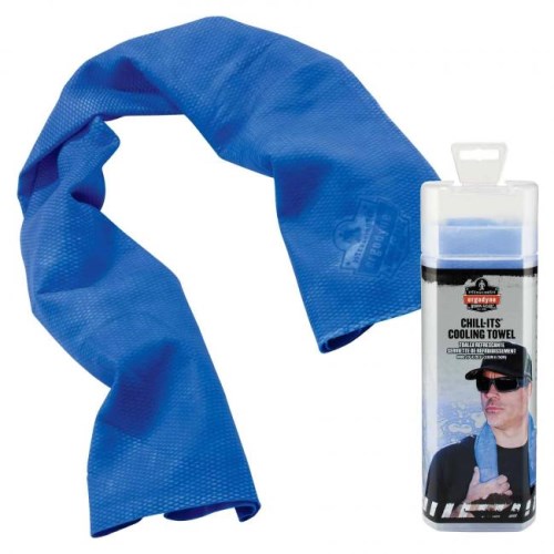 xli02 serviette refroid #12420 evaporative bleue 12420