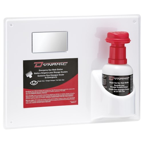 ysn023 pip dynamic singe use eyewash station with 16 oz. bottle faews1113f